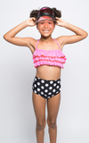 Pink & Polka Dots Swim Suit - Posh Peyton
