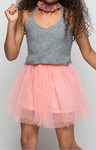 Blush Blossom Skater Skirt - Posh Peyton